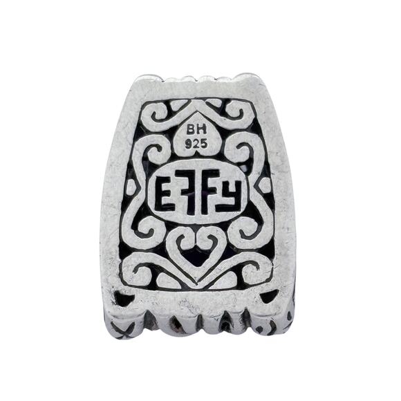 Vintage Sterling Silver 925 Effy Lagoon Purple Amethyst Pendant - Picture 5 of 10